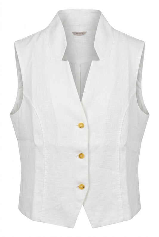Lara vest off white