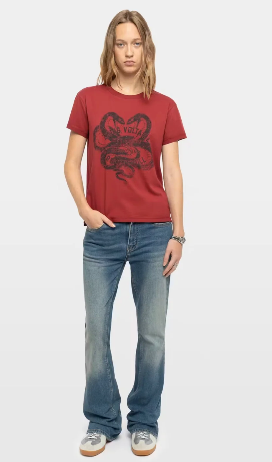 Zadig & Voltaire Walk T-skjorte Rød