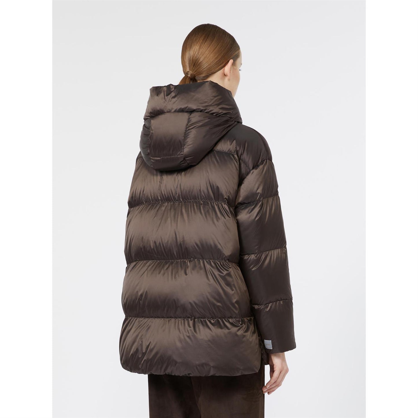 Max Mara Merine pufferjakke Kobberbrun