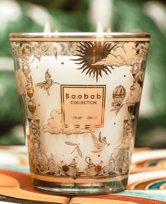Baobab Tomorrowland Gold duftlys H:16cm - ZhosLaila