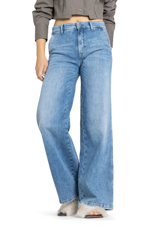 Cambio Alek Jeans Wide-fit Long