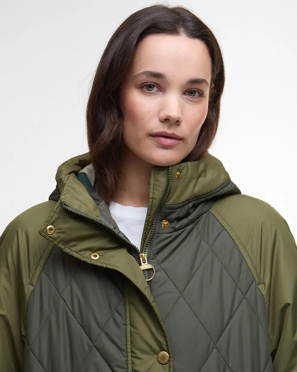 Barbour® Elspeth vattert jakke Grønn - ZhosLaila
