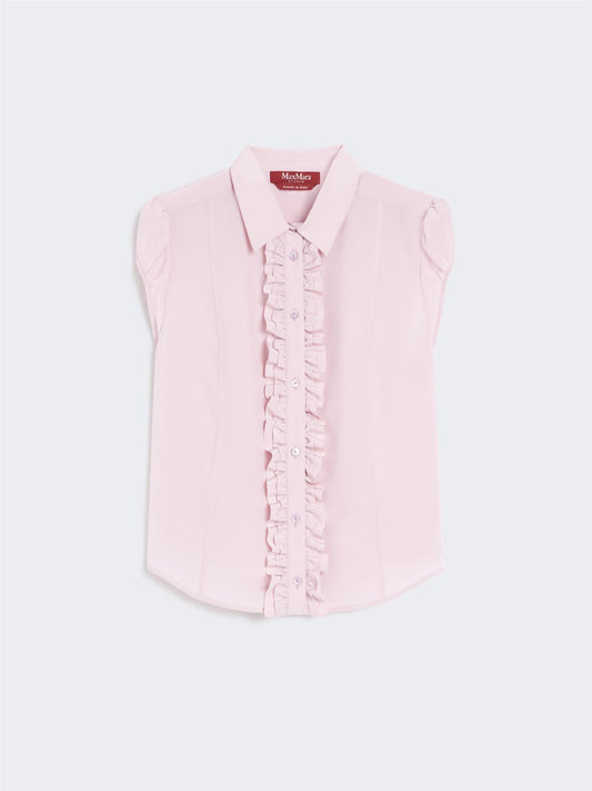 Max Mara Skipper Vasket silkeskjorte Rosa