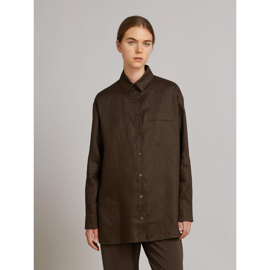 Max Mara Mmlfilo linskjorte Brun