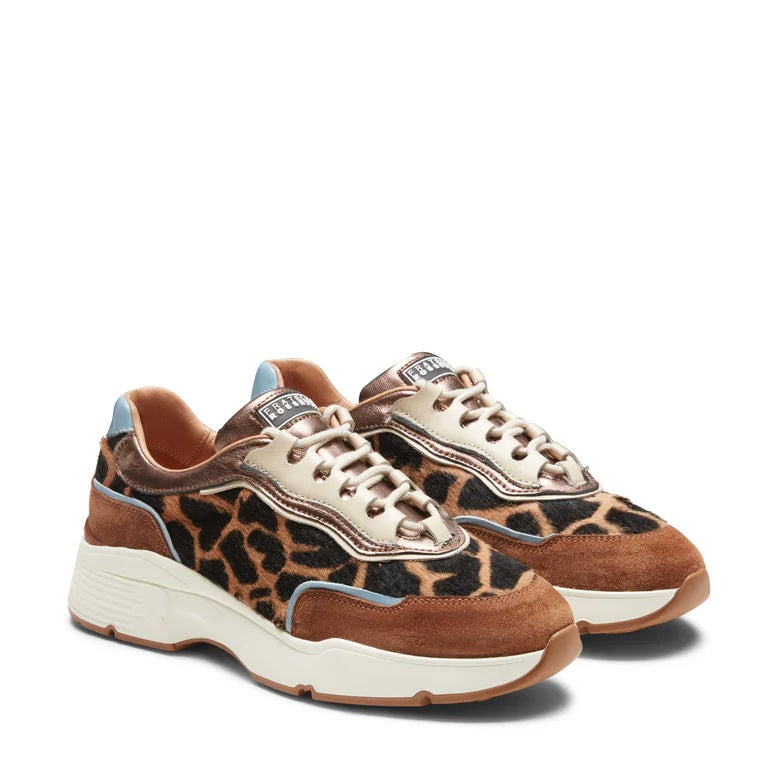 Masai Natur Sneakers i stoff og skinn