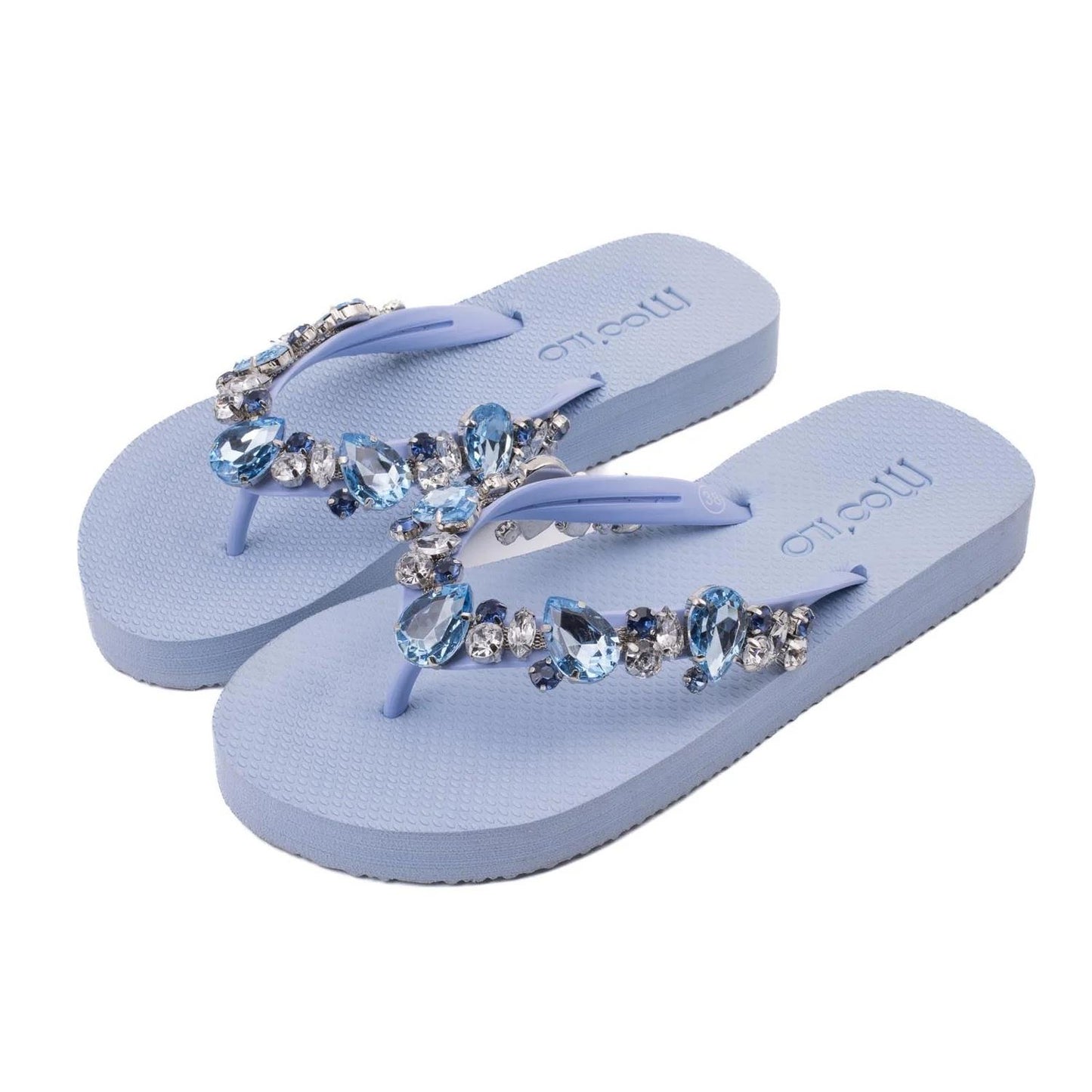 Moo`ilo Flip-flop Katja Lyseblå
