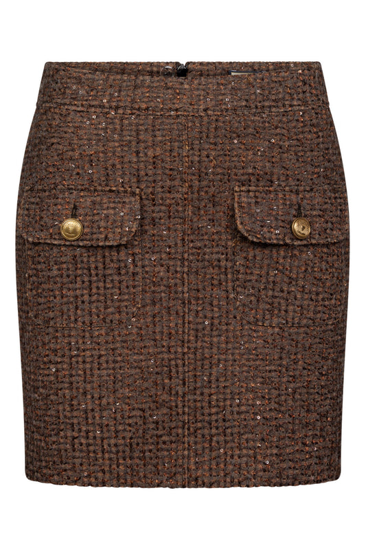 Seductive Paris skjørt Glittertweed