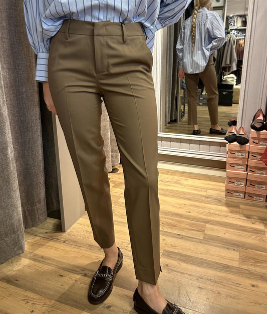 PT Torino New York ullbukse med stretch Beige