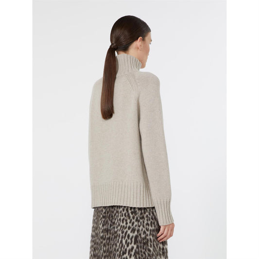 S Max Mara Mantova Kitt-farget