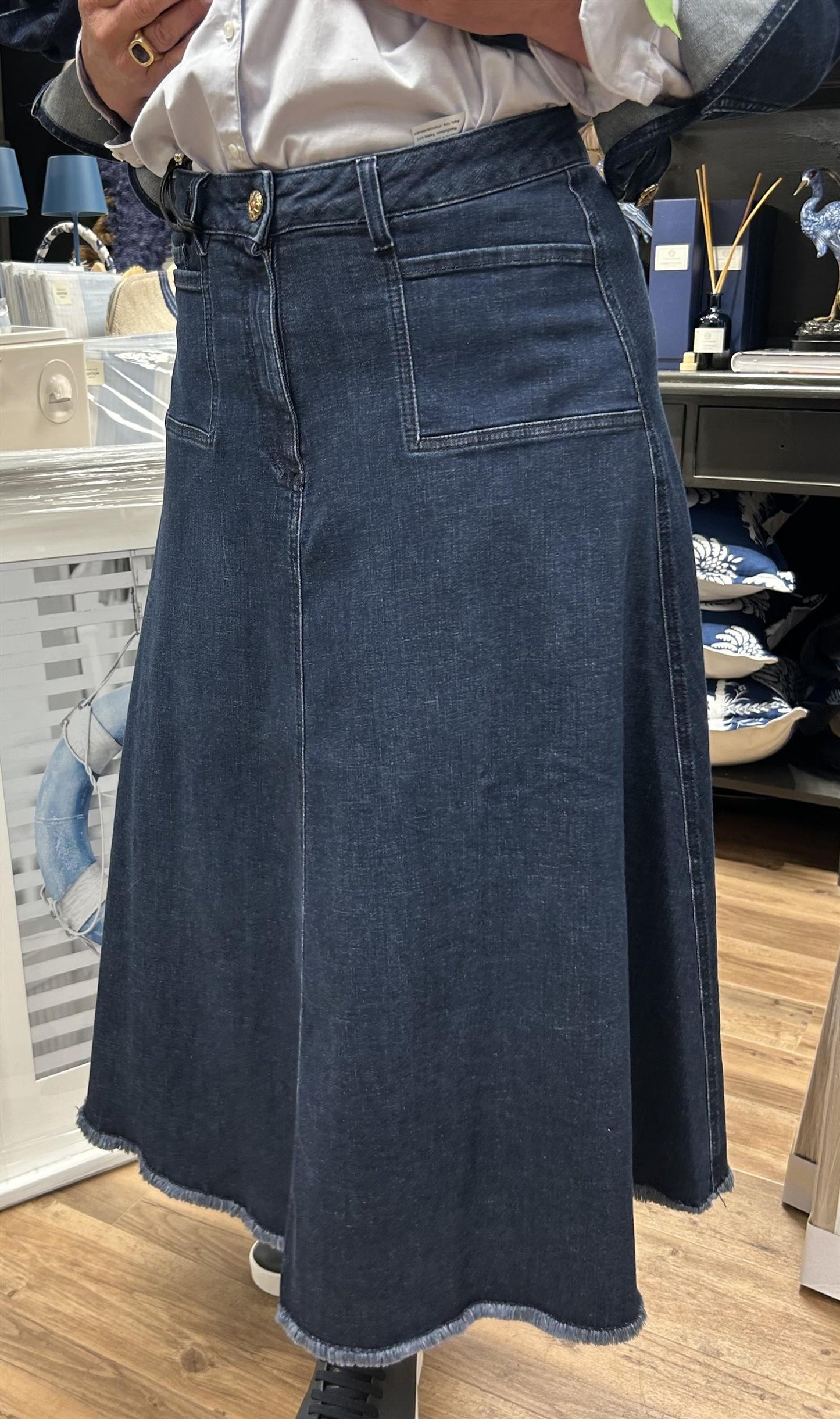 Shaft Lelly denim skjørt - ZhosLaila