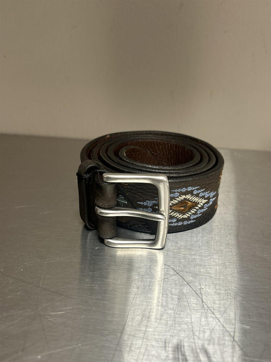 Nabucco Yucatan skinnbelte 4cm Brun