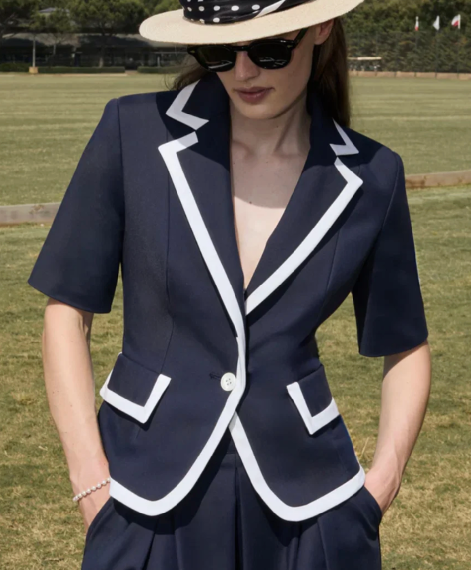 Andiata Benina blazer Marineblå