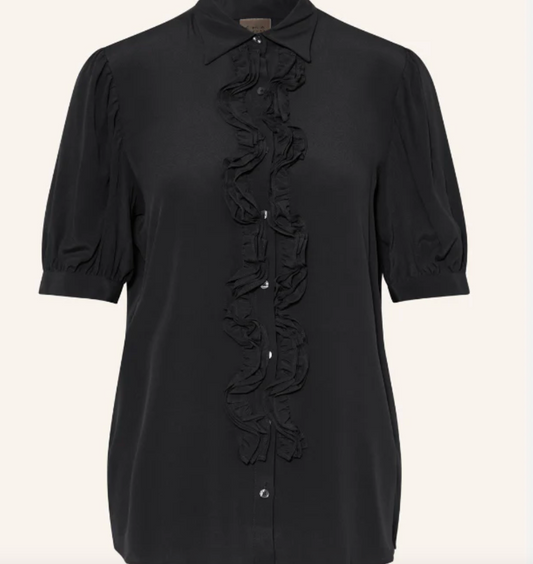 Ema Nou Shirley bluse Sort