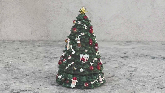 Shishi Juletre spilledåse H:23cm