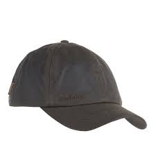 Barbour Wax Sports Cap Oliven