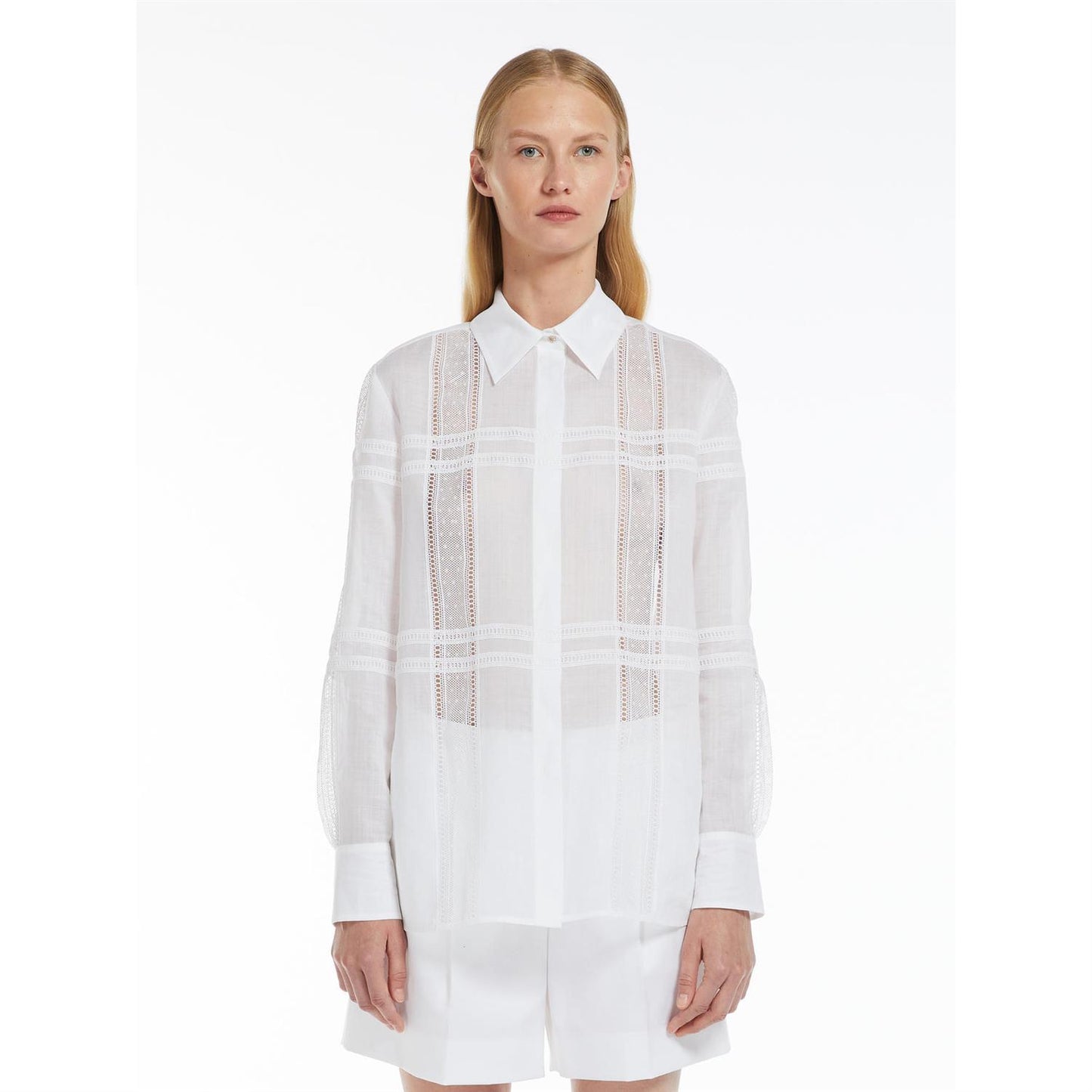 Max Mara Studio Tequila Bluse Hvit