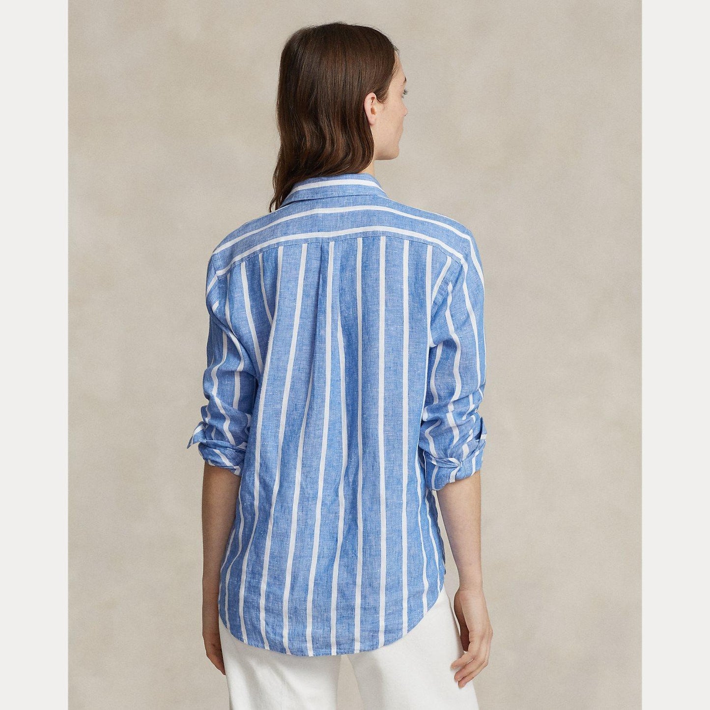 Polo Ralph Lauren Lin Skjorte striper lyseblå