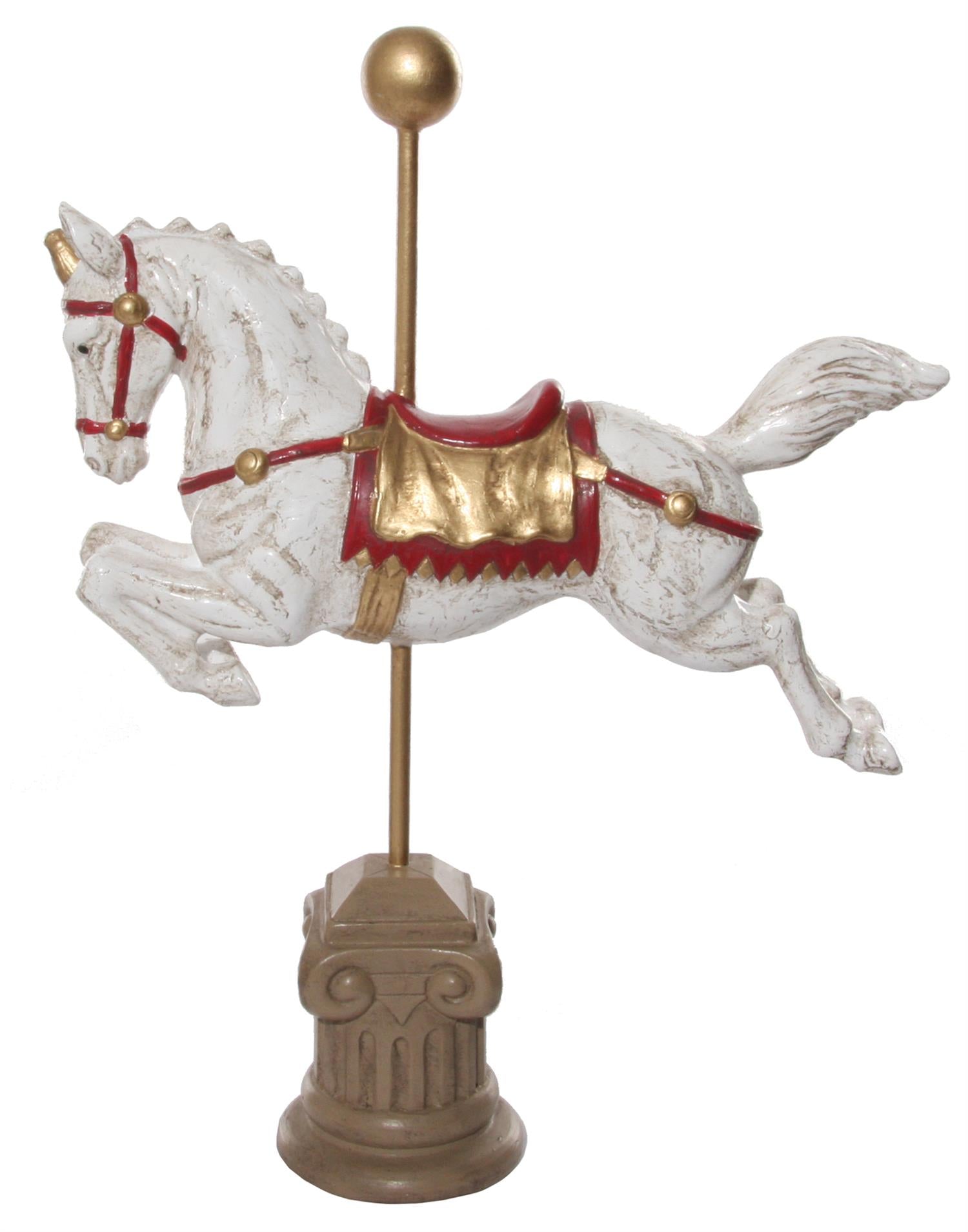 Karusell hest deco hvit - ZhosLaila