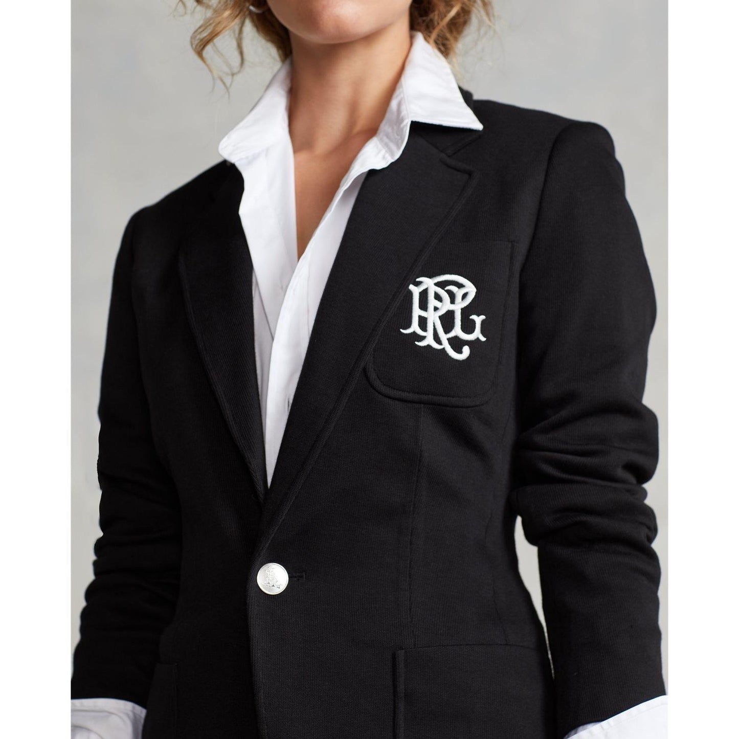Polo Ralph Lauren Double-Knit Jacquard Blazer Sort