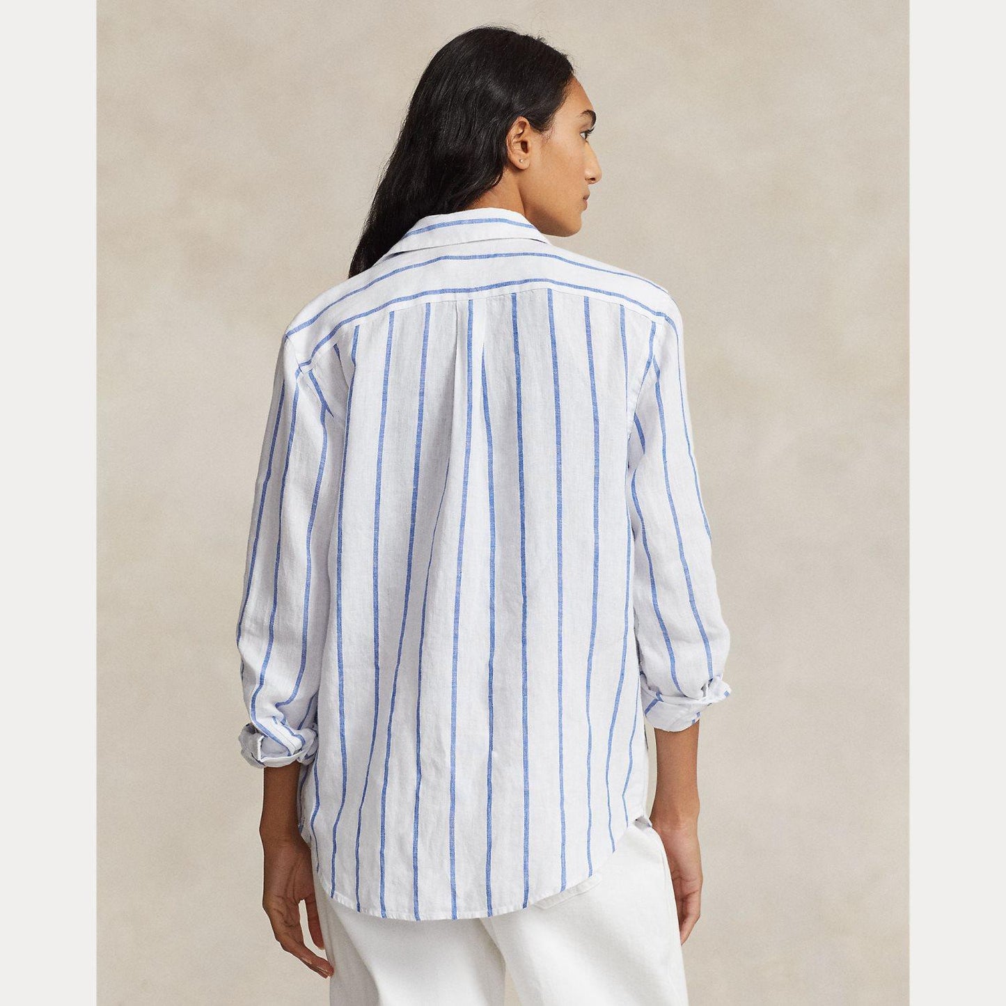 Polo Ralph Lauren Lin Skjorte striper hvit