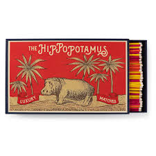 Hippopotamus Fyrstikker 31cm lange - ZhosLaila