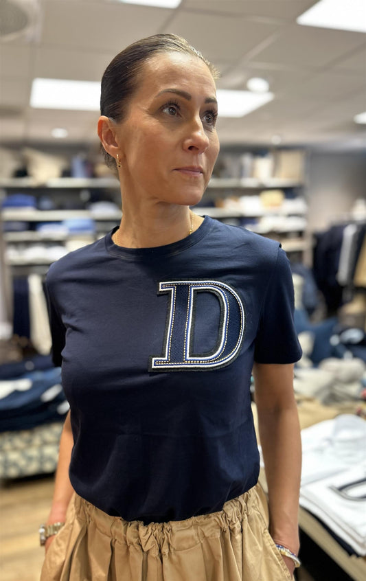 Dondup D T-shirt Blå